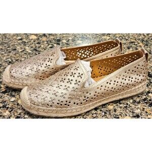 Patricia Nash Elena Espadrille Women's Flats Pale Gold - Size 8